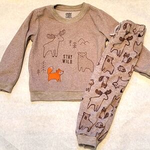 "Stay Wild" two piece outfit